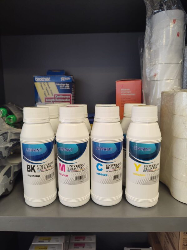 Set x 4 tintas universal ecotank 250ml
